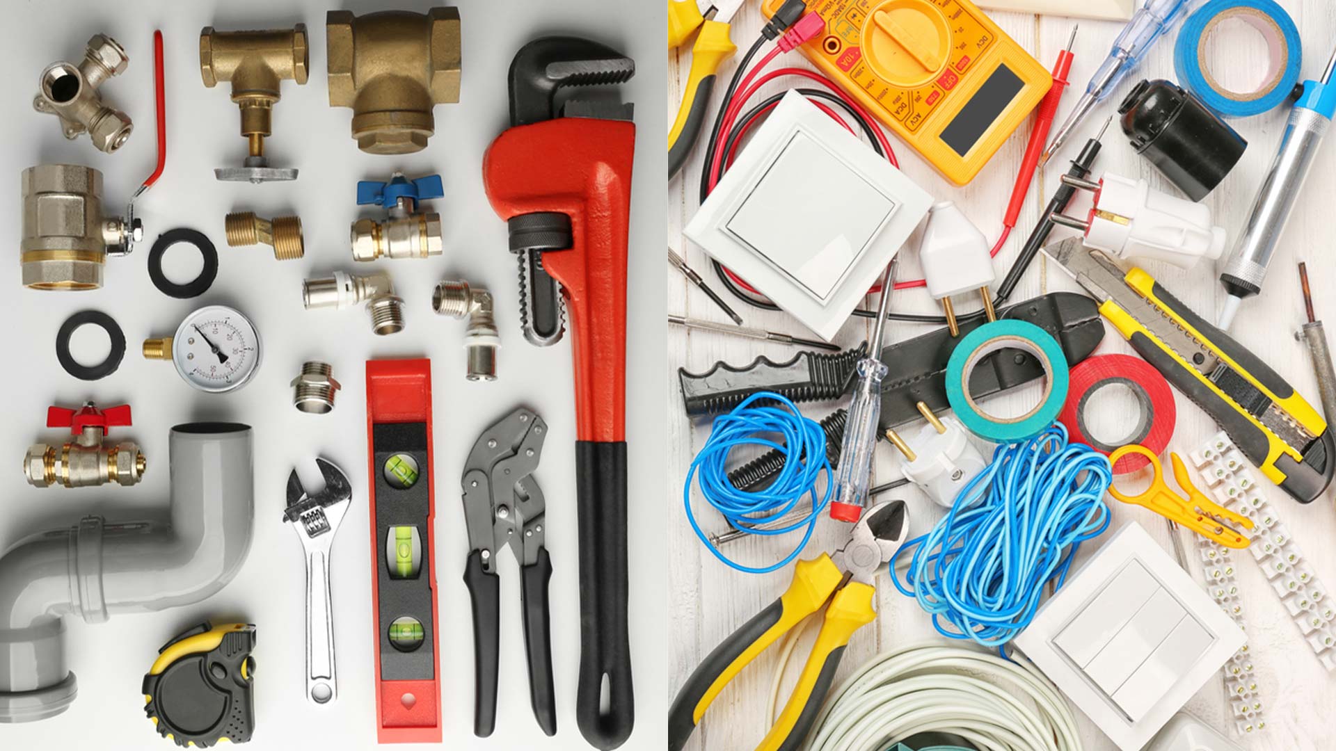 Plumbing & electrical items